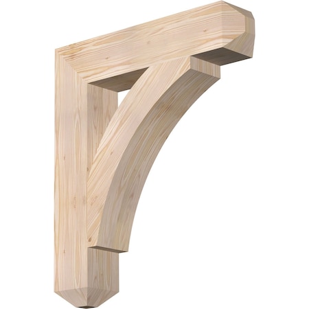 Ekena Millwork Thorton Craftsman Smooth Bracket, Douglas Fir, 5 1/2"W x 28"D x 32"H BKT06X28X32THR04SDF